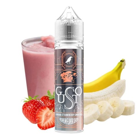 Longfill Omerta Gusto Banana Strawberry Smoothie 20/60ml