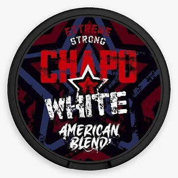 Woreczki Nikotynowe Chapo White - American Blend Strong 16,5mg