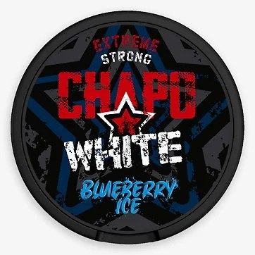 Woreczki Nikotynowe Chapo White - Blueberry Ice Strong 16,5mg