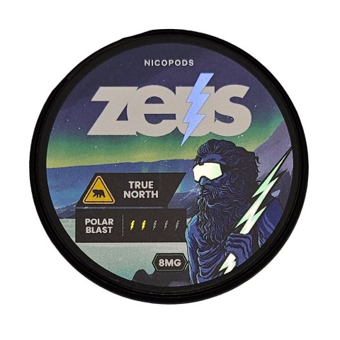 Woreczki Nikotynowe Zeus Light - True North 8mg