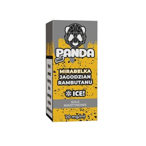 Liquid PANDA Salt 10ml - Mirabelka Jagodziań Rambutanu 20mg