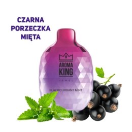 Aroma King - 8000 Puffs - 0 mg - Blackcurrant Mint