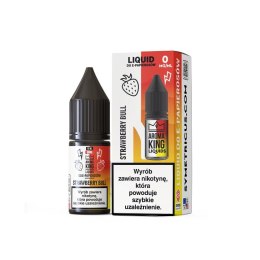 Liquid Aroma King Salt 0mg 10 ml - Strawberry Bull