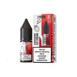 Liquid Aroma King Salt 0mg 10 ml - Strawberry Ice Cream