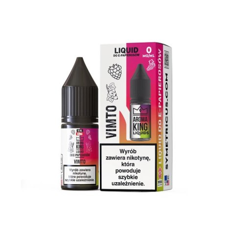 Liquid Aroma King Salt 0mg 10 ml - Vimto