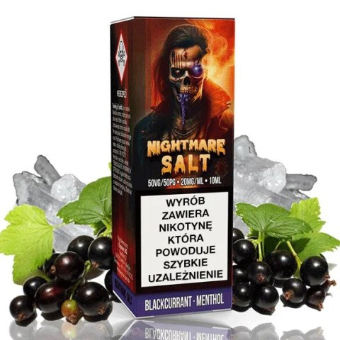 Liquid Nightmare Salt 10ml 20 mg - Blackcurrant Menthol