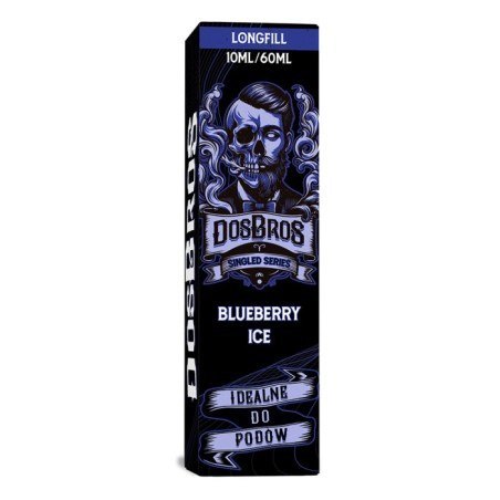 Longfill DosBros Singled Series 10/60ml - Blueberry Ice