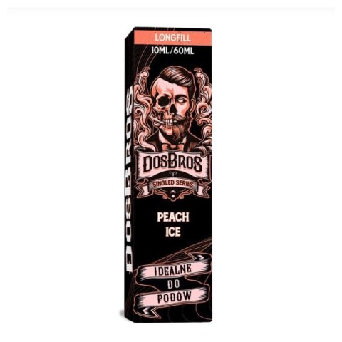 Longfill DosBros Singled Series 10/60ml - Peach Ice