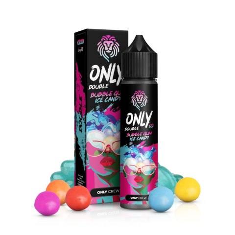 Longfill Only Double 6/60ml - Bubble Gum Ice Candy