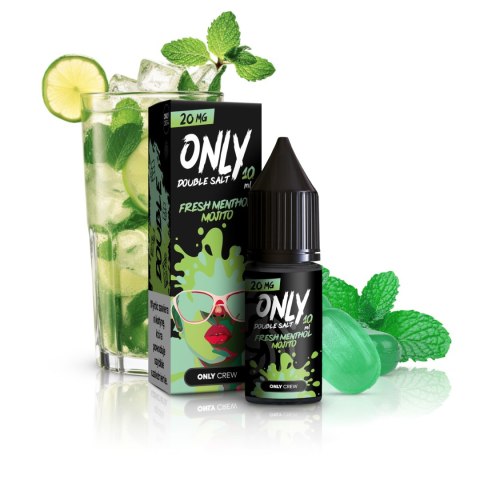 Liquid Only Double Salt 10ml - Fresh Menthol Mojito 20mg