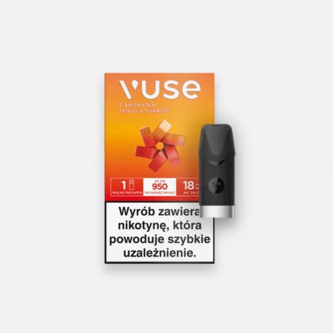 Wkłady do Vuse ePod - Tequila Sunrise 18mg (1 szt.)