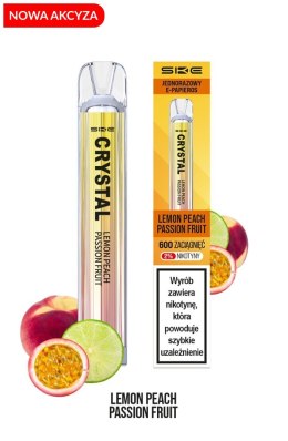 *NOWA AKCYZA* SKE Crystal - Lemon Peach Passion Fruit 600 puffs 20 mg