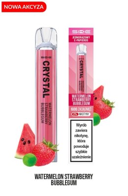 *NOWA AKCYZA* SKE Crystal - Watermelon Strawberry Bubblegum 600 puffs 20 mg
