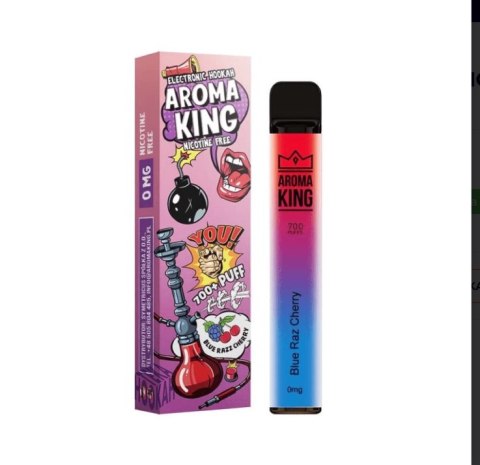 Aroma King Hookah 700+ 0mg - Blue Razz Cherry