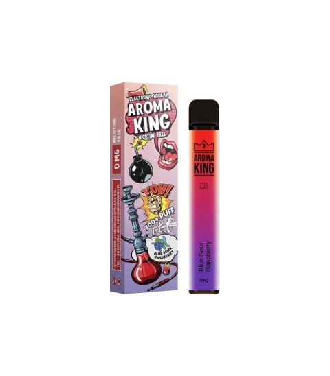 Aroma King Hookah 700+ 0mg - Blue sour Raspberry