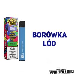 Aroma King Hookah 700+ 0mg - Blueberry Ice