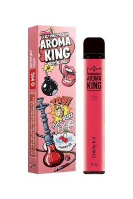 Aroma King Hookah 700+ 0mg - Cherry Ice