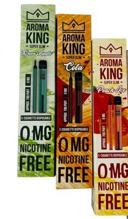Aroma King Slim 700 puffs 0mg - Tobacco Menthol