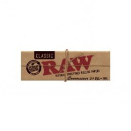 Bibułki RAW Classic Connoisseur 1 1/4 + filtry