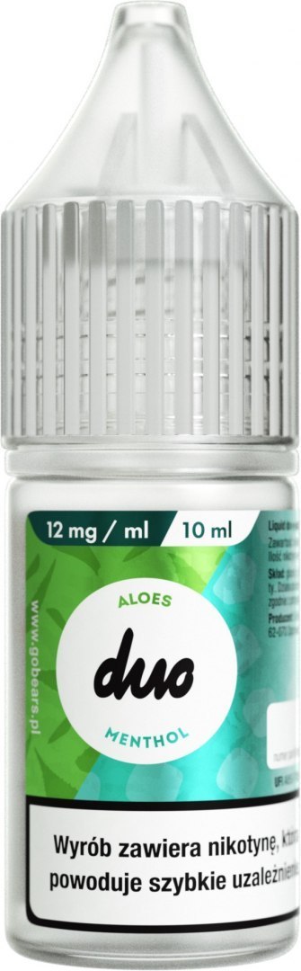 Liquid Duo Nicotine 10ml - Aloes Menthol 12mg