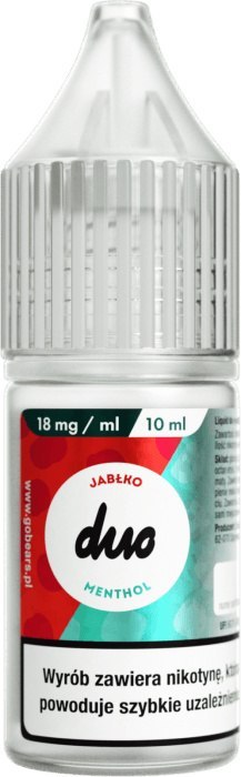 Liquid Duo Nicotine 10ml - Jabłko Menthol 18mg