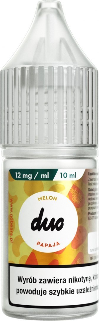 Liquid Duo Nicotine 10ml - Melon Papaja 12mg