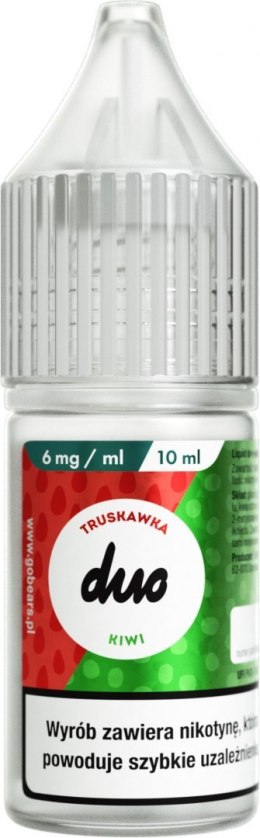 Duo Nicotine 10ml - Truskawka Kiwi 6mg