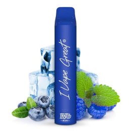 E-papieros jed. IVG Bar Plus - Blue raspberry ice 20mg